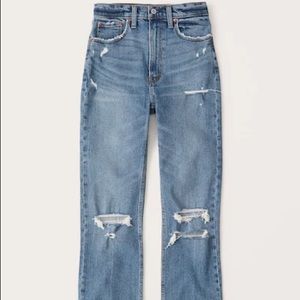 Curve Love Ultra High Rise Ankle Straight Jeans